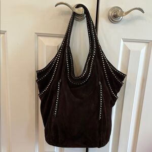 Kooba Brown Studded Tracey Bag